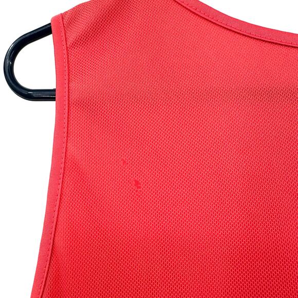 Artisan NY Size XL‎ Blouse Red Sleeveless Tank Lace Overlay Work Formal Business - Picture 3 of 5